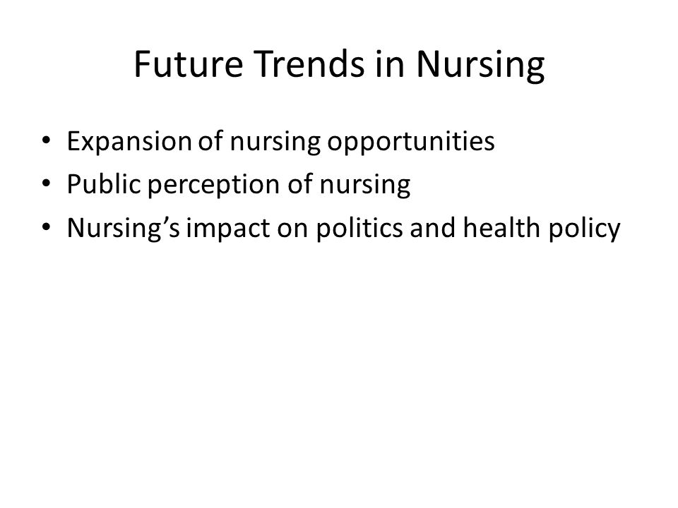 Future trends in health education